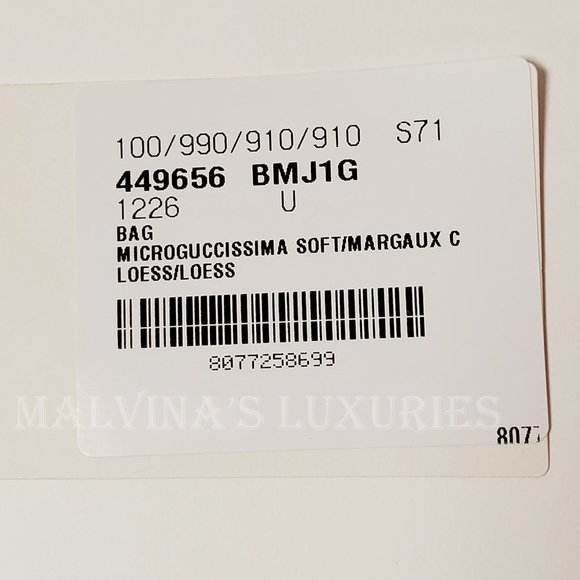 GUCCI BAG 449656 GRAY MICROGUCCISSIMA GG LOGO LEATHER TOTE w STRAP MEDIUM - Picture 15 of 16